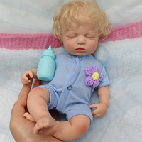 Weiche, lebensechte Silikon-Reborn-Babypuppe 30 cm LOULOU Kleine Puppen mit Detaillierten Venen Handgefertigte Sammlerpuppe