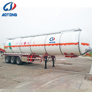 Remolque <span class=keywords><strong>Cisterna</strong></span> de 3 Ejes para Líquidos, Grado Alimenticio, para Transporte de <span class=keywords><strong>Leche</strong></span>, Combustible y Productos Químicos, Mejor Precio, Alta Calidad - Product Image 2