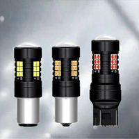 Feu arrière de voiture blanc 3030 21SMD 1156 1157 T20 T25 LED 7443 7440 3157 3156 3030 Stroboscope Flash Feu de frein Bonne dissipation de chaleur Neuf
