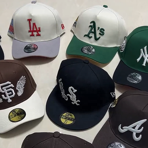Nueva Gorra de Béisbol Ajustada Clásica de Ala Plana de Alta Calidad para Hombre, Modelo 59 Fifty, con 6 Paneles, Cerrada, Gorra <span class=keywords><strong>Snapback</strong></span> Ajustable - Product Image 2