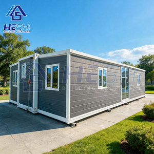 Casa Contenedor Prefabricada de Acero de 20 y 40 Pies, Expandible, de 1, 2, 3, 4 o 5 Dormitorios, para Jardín, Envío, Casa Pequeña, Villa - Product Image 2