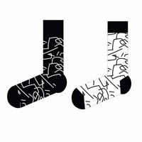 Chaussettes de sport athlétiques professionnelles à compression pour l'entraînement en salle de sport, logo personnalisé OEM ODM