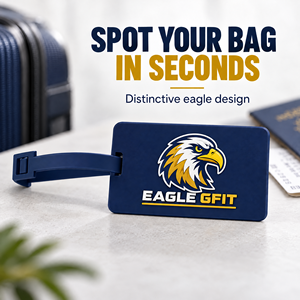 Customized Hard Plastic <b>Suitcase</b> <b>Name</b> <b>Tag</b>, OEM Service for Hotel & Business Travel Giveaways Luggage <b>Tag</b> - Product Image 2