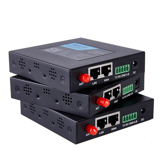 Bivocom TR321 Model Ethernet Interface Routers with OpenVPN IPsec PPTP Protocols MQTT 4G LTE CAT 4 CE-RED Certified Manufacturer