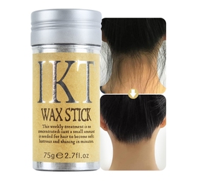 Cire coiffante naturelle et biologique IKT, tenue forte, bâton pour dompter les cheveux rebelles - Product Image 1