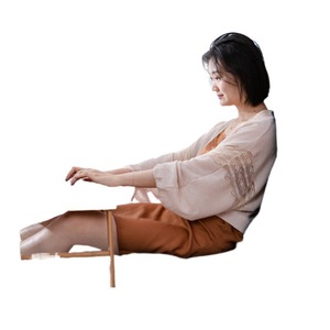 Comfortable Foldable Floor <b>Chair</b> With Backrest For Bedroom Living Room Relaxation Use - Product Image 4