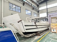 Bateau de débarquement en aluminium de 11 m à vendre, bateau de débarquement commercial