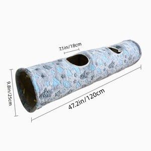 Accessori Animali Prodotti per Gatto Peluche Pieghevole Brillano al Buio Interattivo Movimento Giocattolo Gatto Tunnel Passaggio - Product Image 6