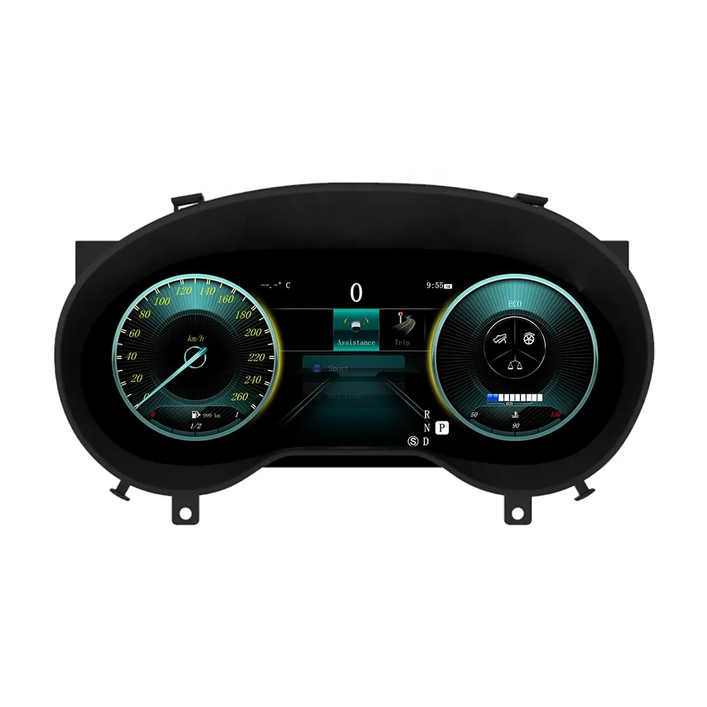 แผงควบคุมแบบดิจิทัลสำหรับ Mercedes Benz A CLA GLA AMG 2013-2019จอเครื่องวัดความเร็วของเครื่องเล่นแดชบอร์ด