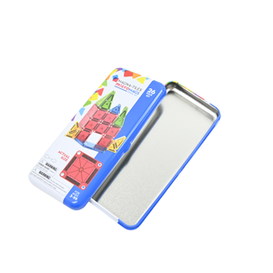 Set di Micro piastrelle da viaggio età 3-99 scatola di immagazzinaggio di piastrelle di ceramica magica Magnicreal Magnanc alimenta lattine di metallo - Product Image 2