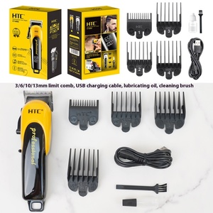 Per HTC Professionale Elettrico Capelli per Clippers Multifunzionale Negozio di <span class=keywords><strong>Barbiere</strong></span>/Scarpe <span class=keywords><strong>Rasatura</strong></span> Elettrica per Clippers Alimentato a Batteria - Product Image 3