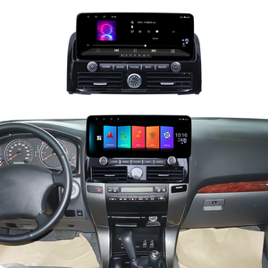 Kit de cadre d'écran radio <span class=keywords><strong>DVD</strong></span> Android 12,3 pouces AIJIA pour tableau de bord Toyota Land Cruiser Prado 2004-2009 - Product Image 1