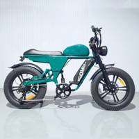 Vélo Électrique Hybride Tout-Terrain à Suspension Intégrale 500W-1000W VTT Rétro Moteur Arrière en Alliage d'Aluminium 7 Vitesses EU NL