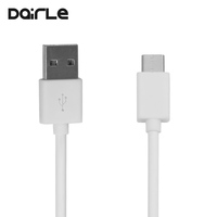 Cable de Carga USB a Tipo-C Dairle, Carga Rápida de 2A, Cable TPE de 22AWG con Doble Blindaje de Datos para Teléfono Inteligente, Tableta, Cámara, Computadora