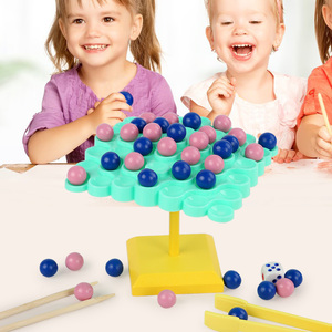 Juguete Educativo Temprano de Equilibrio con Cuentas de Madera de Colores, para Interacción, Coordinación Mano-Ojo y Enfoque - Product Image 1