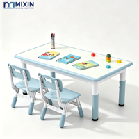 Ensemble de chaise et table d'étude ergonomiques durables pour enfants, idéal pour la maternelle, la garderie et l'école