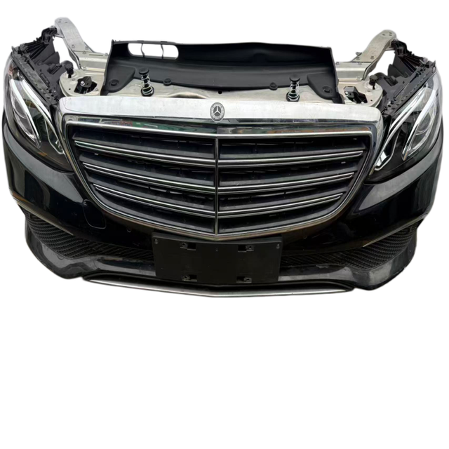 Mercedes-Benz W213 Front Bumper Assembly Set, Including Left and Right Headlight Assemblies