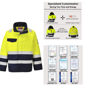 Yolite เทปสะท้อนแสงทำจากวัสดุสะท้อนแสงไฮวิสซอฟท์เชลล์ตาข่ายรักษาความปลอดภัยในฤดูหนาว - Product Image 1