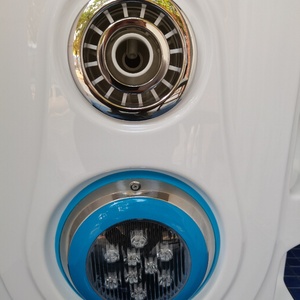 <span class=keywords><strong>Filtre</strong></span> à sable mural en acrylique sans tuyau avec lumière LED facile à installer pour piscines - Product Image 3