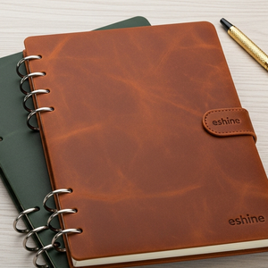 Bán buôn tùy chỉnh A5 văn phòng Quà Tặng PU da notepad Tạp Chí Nhật Ký chất kết dính A6 lá lỏng lẻo máy tính xách tay ngày kế hoạch bìa cứng máy tính xách tay - Product Image 6