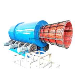 Equipo <span class=keywords><strong>de</strong></span> limpieza <span class=keywords><strong>de</strong></span> <span class=keywords><strong>arena</strong></span> <span class=keywords><strong>de</strong></span> gran capacidad <span class=keywords><strong>de</strong></span> producción profesional depurador rotatorio Trommel con revestimiento <span class=keywords><strong>de</strong></span> goma - Product Image 1