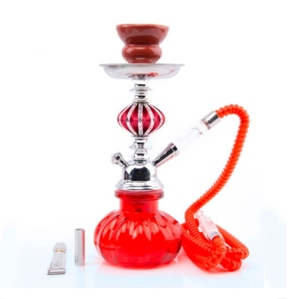 Juego completo de Cachimba de una sola manguera, jarrón de vidrio, kit de cachimba con sabores, carbones y cachimba Shisha portátil de viaje - Product Image 1