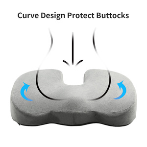 מפעל OEM ODM אורטופדי מותני תמיכה מגניב זיכרון קצף ג 'ל מושב מכונית כרית - Product Image 4