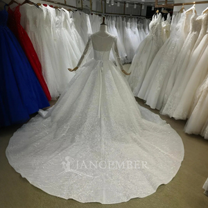 Luxurious Nigeria <b>Sheer</b> V-neck Illusion Mermaid/Trumpet Chapel Train Floor-Length Backless Dress Floral Print Appliques - Product Image 6