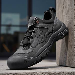 Botas Tácticas para Hombre de Talla Grande, Cómodas, con Punta de Acero, para Uso en Fábrica, Senderismo al Aire Libre, para Todas las Estaciones - Product Image 1