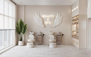 Free Design European Salon Furniture | Hair Care Counter & Display Stand for Beauty Shop Interior Decoration - Product Image 4