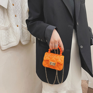 Mini bolso de mano de gelatina transparente de moda para niños, bolso de hombro pequeño favorito para niñas <span class=keywords><strong>en</strong></span> 2025 - Product Image 2
