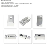 Système hydroponique vertical NFT avec pompe pour culture hors-sol de laitues en intérieur, écologique