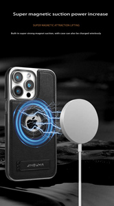 Funda protectora con soporte plegable a prueba de golpes magnético de carga inalámbrica para <span class=keywords><strong>iPhone</strong></span> 11 <span class=keywords><strong>12</strong></span> 13 14 15 16 <span class=keywords><strong>Pro</strong></span> <span class=keywords><strong>Max</strong></span> - Product Image 6