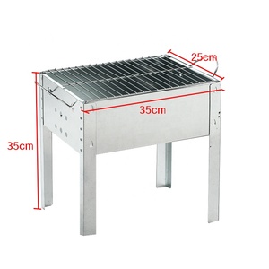 Portable Mini Outdoor Barbecue <strong>Grill</strong> <strong>Folding</strong> Designed Bbq <strong>Grill</strong> Zinc Plated Square <strong>Charcoal</strong> <strong>Grill</strong> for Camping
