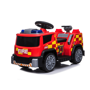 Jouet <span class=keywords><strong>pour</strong></span> camion de pompier avec alarme et lumière, jeu <span class=keywords><strong>pour</strong></span> enfants, Police, conduite sur voitures, voiture électrique, batterie, rouge, nouveauté <span class=keywords><strong>2022</strong></span> - Product Image 1