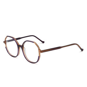 बड़े फ्रेम एसीटेट चश्मे के फ्रेम रंग अवरुद्ध विरोधी नीले प्रकाश चश्मा चश्मा lunettes विरोधी lumiere bleu - Product Image 3