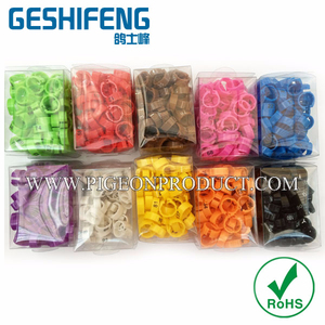Plastic snap open plastic printing pigeon logo and name number on pigeon ring - Product Image 3