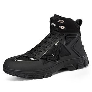 DSF54 AS33 LOKWT Men Brown Mesh Tactical <b>Boots</b> Breathable Outdoor <b>Hiking</b> Shoes High Top Sport <b>Boots</b> All Seasons Use - Product Image 5