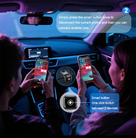 Convertidor Carplay inalámbrico Universal 2 en 1, Dongle, Adaptador ISO automático con puerto Usb para Android Auto/Apple Car play iPhone 12 pro