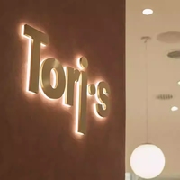 Letras de Canal Metálicas 3D Personalizadas con Retroiluminación LED y Control Bluetooth para Logotipos Empresariales de Alta Gama - Publicidad y Decoración