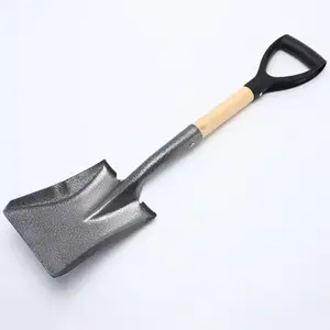 Venta caliente Mini pala de jardín de acero pequeña herramienta agrícola con mango - Product Image 1