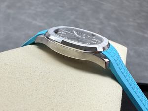 Reloj Mecánico de Lujo, Super Calidad, Resistente al Agua, 40mm, Fábrica DDF, Movimiento ETA 330, Grosor 8.3mm, Correa Azul PP - Product Image 4