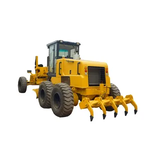 China New High Efficiency Motor Grader With Ripper Road Grader PY220 With Spare Parts