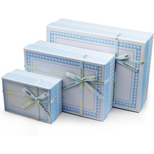 กล่องของขวัญมีฝาปิด กล่องของขวัญสวยหรู กล่องบรรจุภัณฑ์ของขวัญหลากหลายรูปแบบ ปรับแต่งได้ตามความต้องการ - Product Image 1