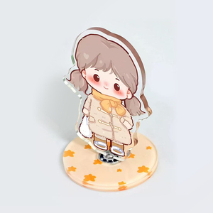 Ornements de bureau personnalisés en acrylique transparent rotatifs, personnages de dessins animés humanoïdes, cadeaux promotionnels - Product Image 4