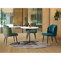 Vente en gros de chaise en velours au design simple et moderne chaise de qualité pour hôtel restaurant salle à manger bureau de visiteur chaise de loisirs