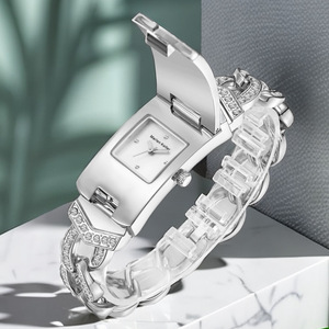 Marlen <span class=keywords><strong>Keller</strong></span> lật Bìa xem cho phụ nữ cổ tay đồng hồ thời trang kim cương thương hiệu đồng hồ phụ nữ không thấ<span class=keywords><strong>m</strong></span> nước Đồng hồ thạch anh reloj mujer - Product Image 2