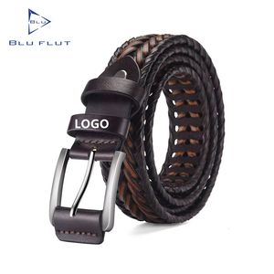 Cinturón Trenzado Ajustable con Hebilla de Pin Personalizado de Alta Calidad, Estilo Casual, Precio de Fábrica, Cinturón Tejido con Logotipo Personalizado para Hombre - Product Image 1