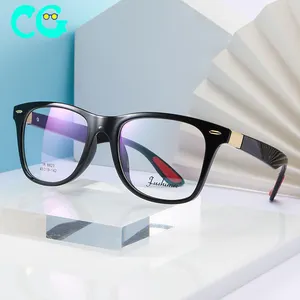 男士阅读光学透明玻璃品牌防蓝色眼镜眼镜艺术复古经典女性方形塑料8823
