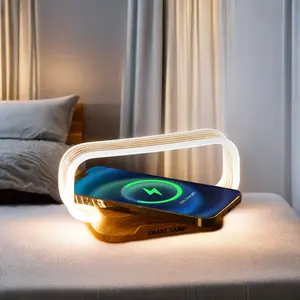 Elegante Mini lampada da scrivania in vetro con accenti in ottone a LED di controllo tattile di energia elettrica ABS corpo casa Design per camera da letto